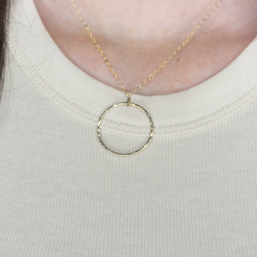 Gold-Filled Circle Necklace - Sally Hoffman Designs