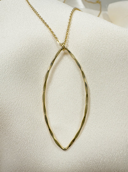 Gold Filled Marquis Necklace