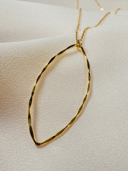 Gold Filled Marquis Necklace