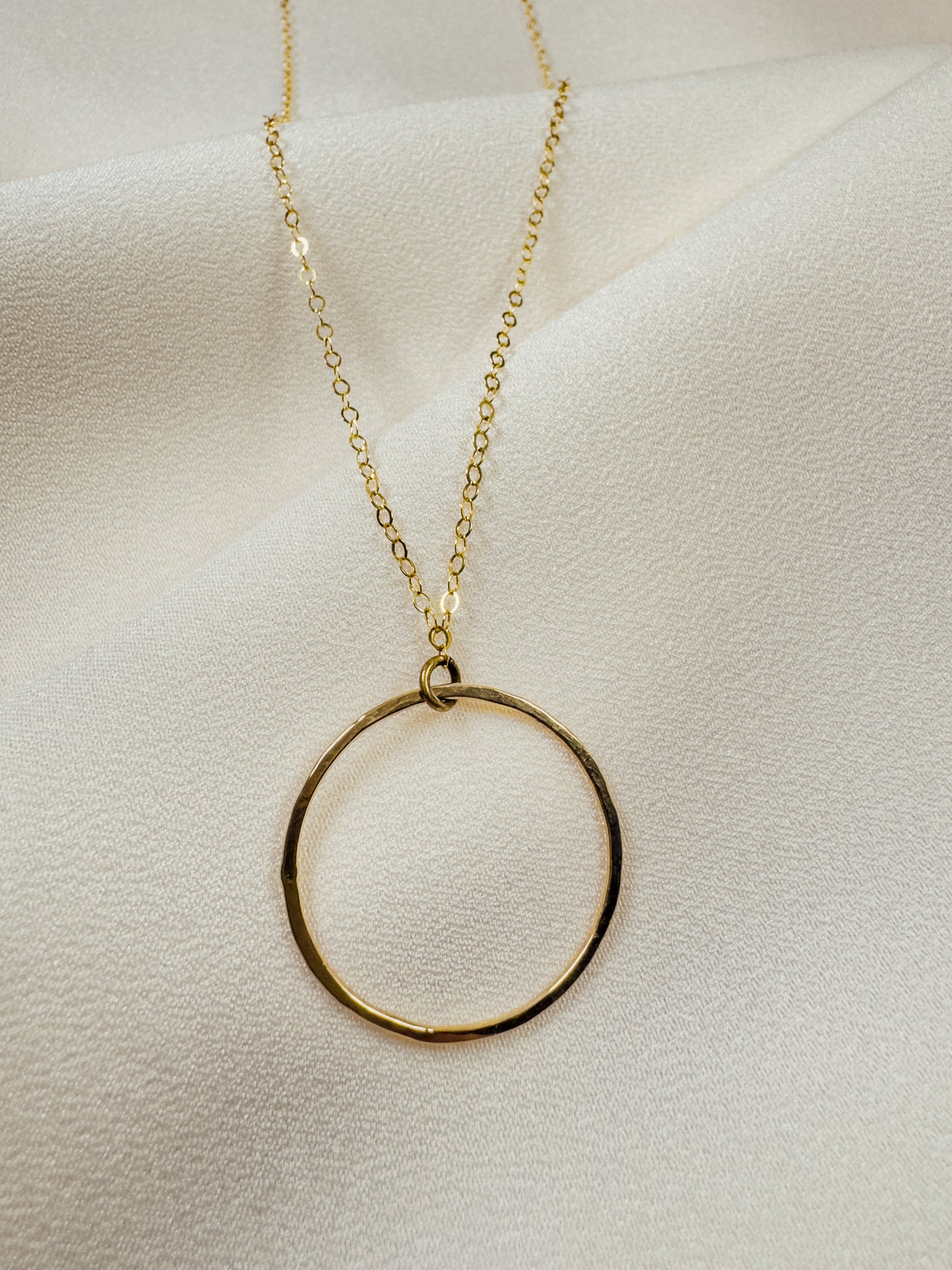 Gold-Filled Circle Necklace