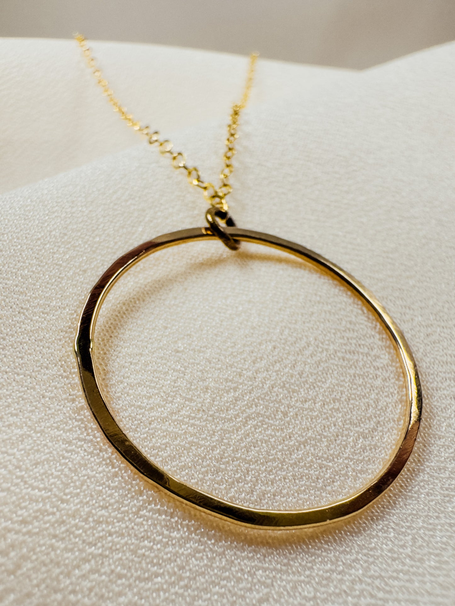 Gold Filled Circle Necklace