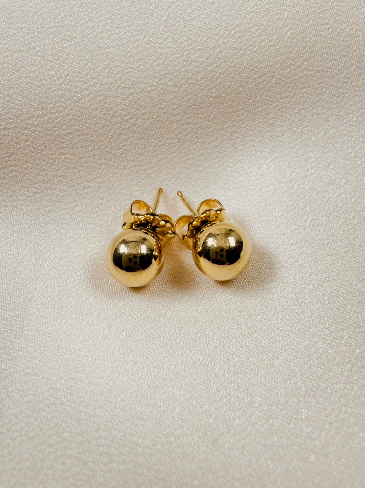 Gold Filled Ball Stud Earrings