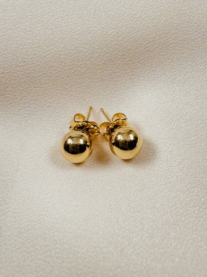 Gold-Filled Ball Stud Earrings