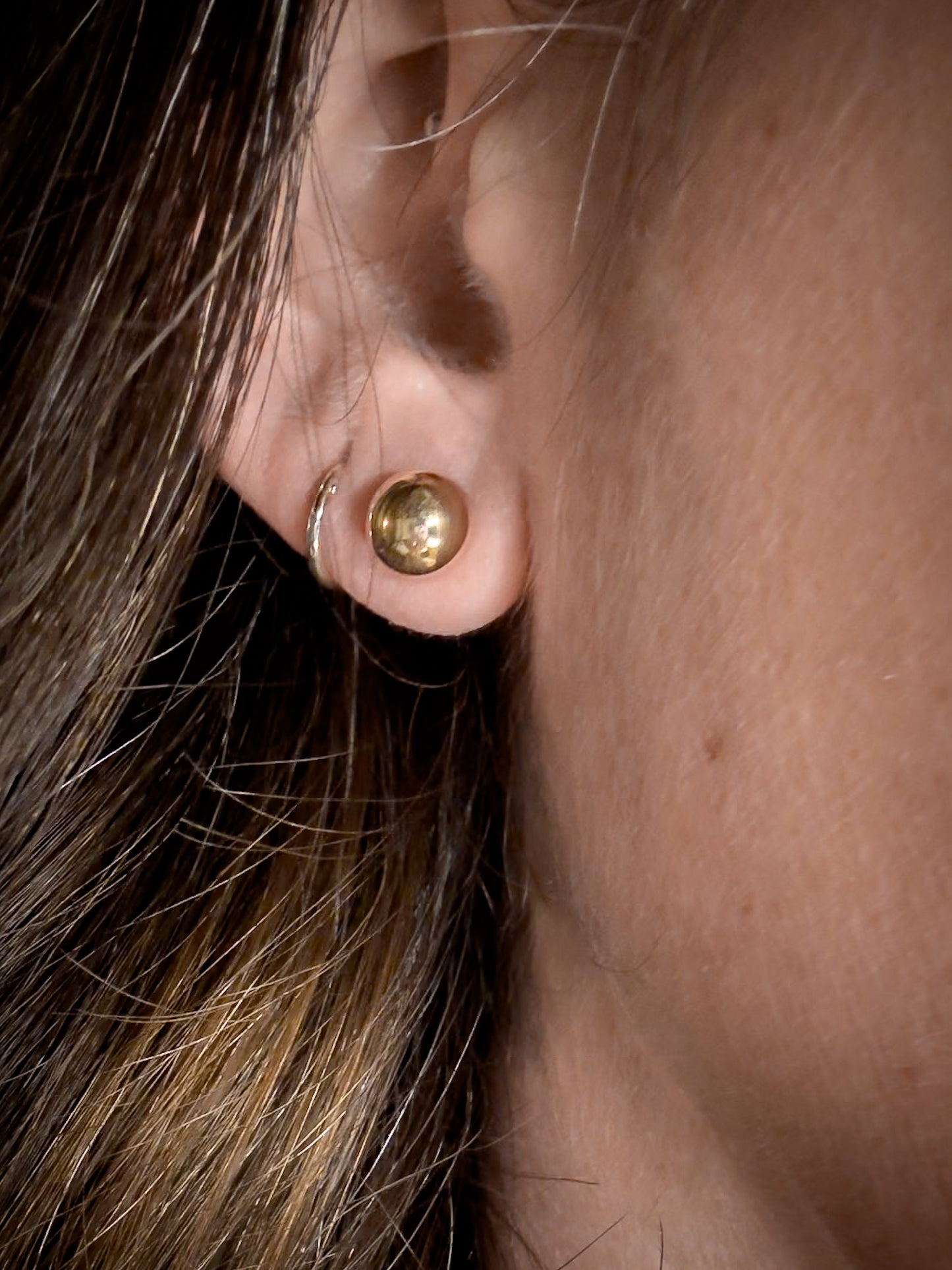 Gold-Filled Ball Stud Earrings