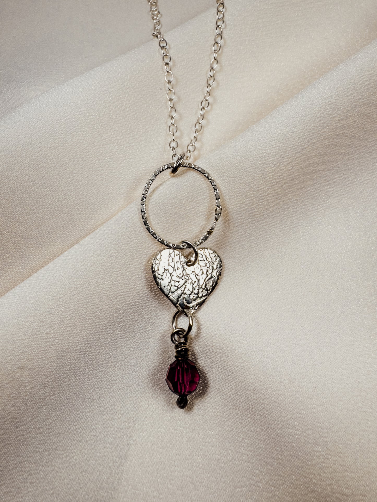 My Bleeding Heart Necklace - Sally Hoffman Designs