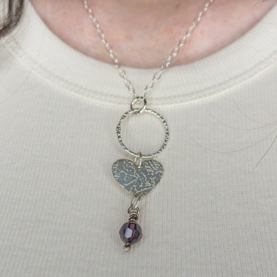 My Bleeding Heart Necklace - Sally Hoffman Designs