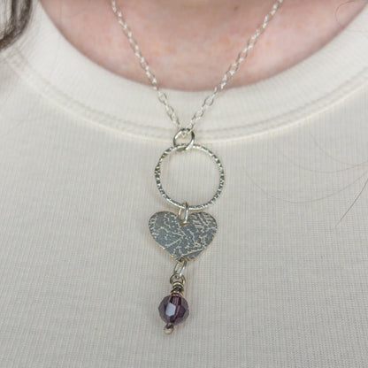 My Bleeding Heart Necklace - Sally Hoffman Designs